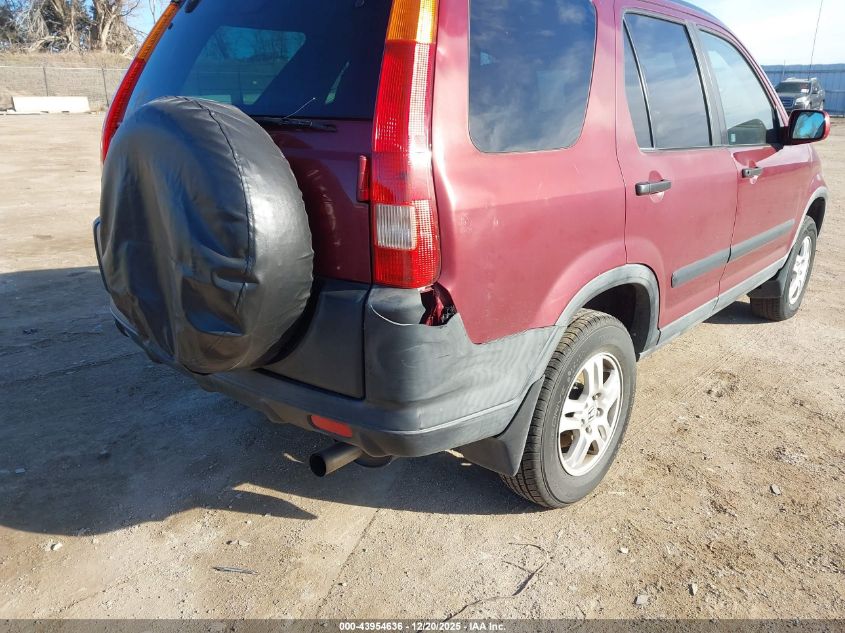 2002 Honda Cr-V Ex VIN: SHSRD78842U006654 Lot: 43954636