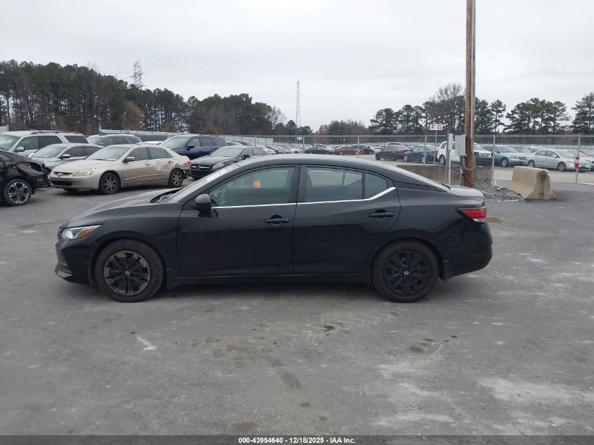 2021 Nissan Sentra S Xtronic Cvt VIN: 3N1AB8BV1MY271296 Lot: 43954640