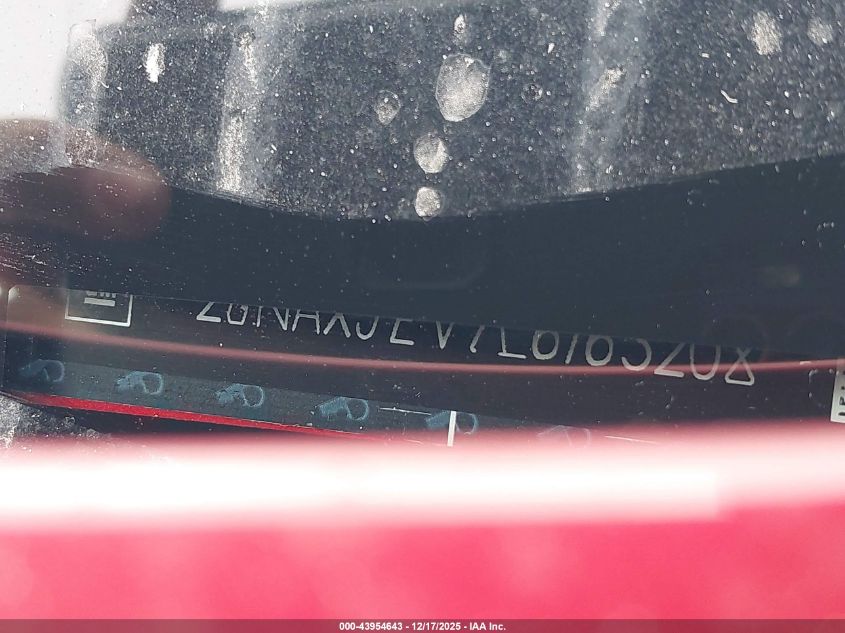 2020 Chevrolet Equinox Fwd 2Fl VIN: 2GNAXJEV7L6163208 Lot: 43954643