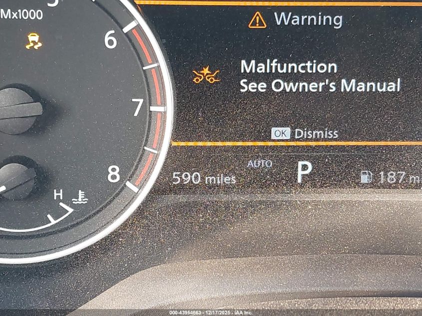 2025 Nissan Rogue S Intelligent Awd VIN: 5N1BT3ABXSC867176 Lot: 43954663