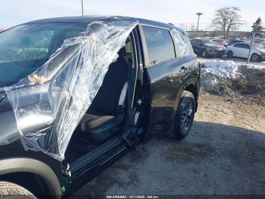 2025 Nissan Rogue S Intelligent Awd VIN: 5N1BT3ABXSC867176 Lot: 43954663