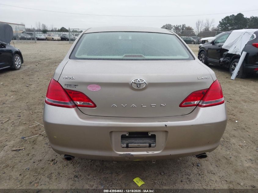 2006 Toyota Avalon Limited VIN: 4T1BK36B26U078709 Lot: 43954682