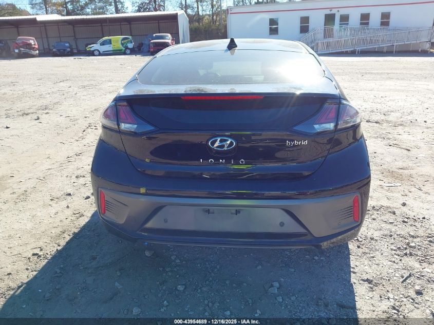 2021 Hyundai Ioniq Hybrid Limited VIN: KMHC05LC9MU255191 Lot: 43954689