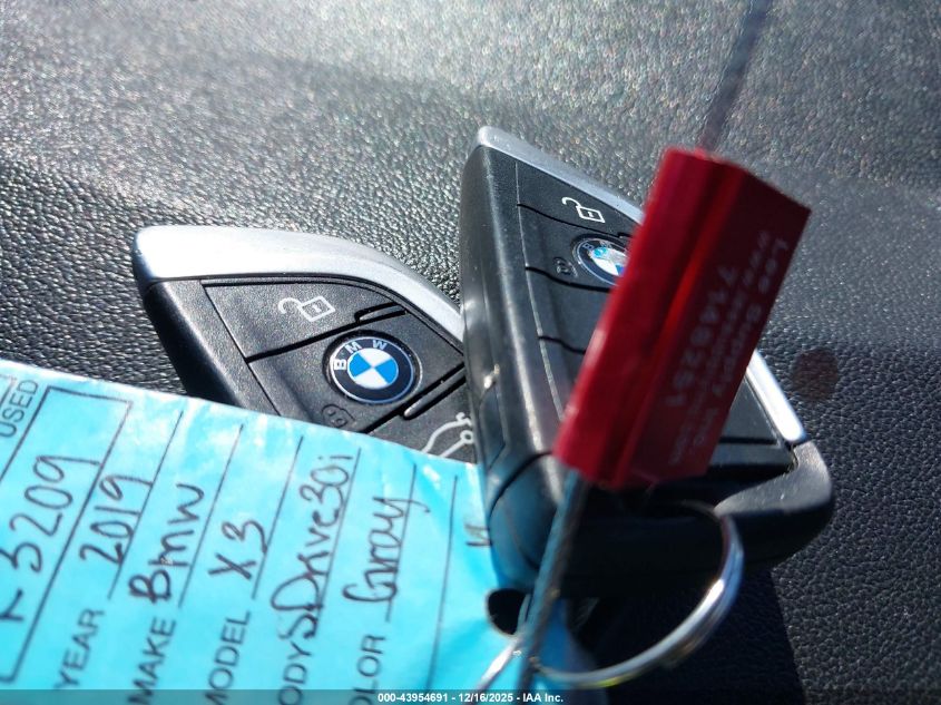 2019 BMW X3 Sdrive30I VIN: 5UXTR7C55KLF36738 Lot: 43954691