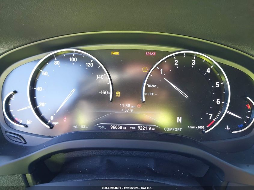 2019 BMW X3 Sdrive30I VIN: 5UXTR7C55KLF36738 Lot: 43954691