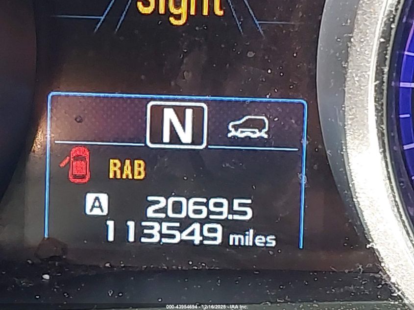 2017 Subaru Outback 2.5I Limited VIN: 4S4BSANC9H3304915 Lot: 43954694