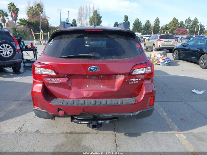 2017 Subaru Outback 2.5I Limited VIN: 4S4BSANC9H3304915 Lot: 43954694