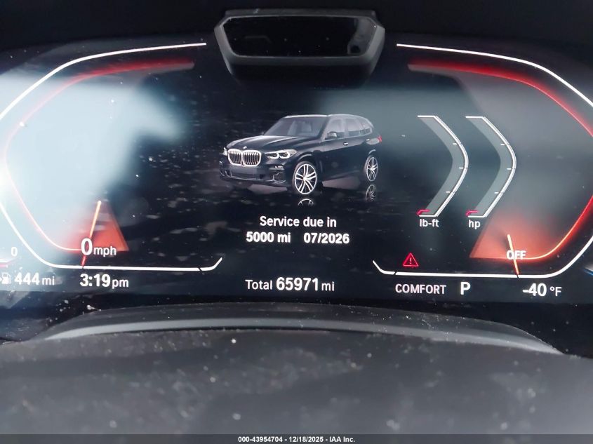 2021 BMW X5 xDrive40I VIN: 5UXCR6C0XM9F54828 Lot: 43954704