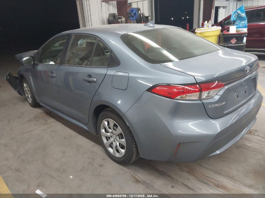 2020 Toyota Corolla Le VIN: JTDEPRAE3LJ043164 Lot: 43954709