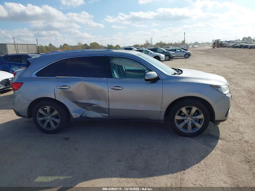 2016 Acura Mdx Advance Entertainment Packages/Advance Package VIN: 5FRYD4H96GB017364 Lot: 43954710