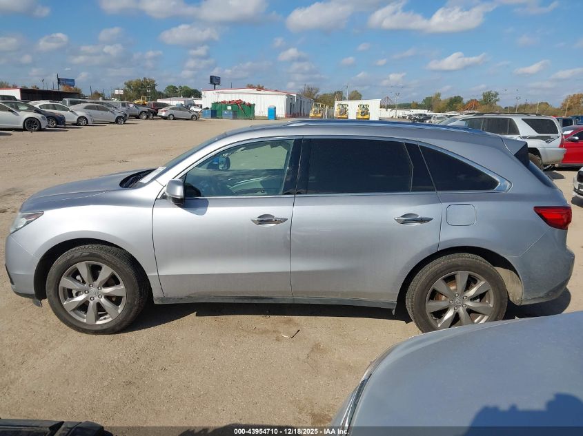 2016 Acura Mdx Advance Entertainment Packages/Advance Package VIN: 5FRYD4H96GB017364 Lot: 43954710
