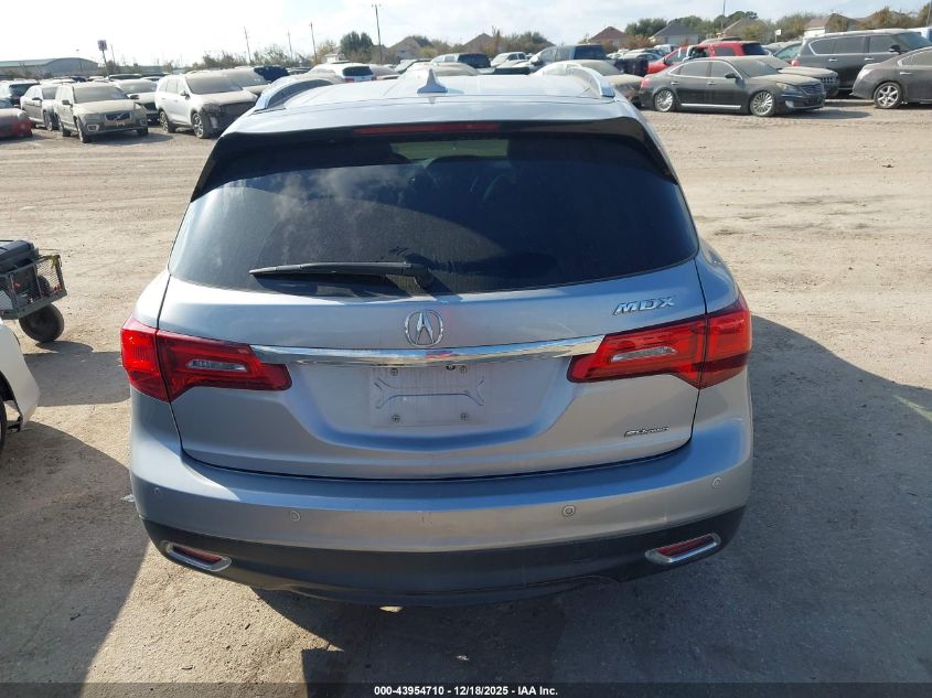 2016 Acura Mdx Advance Entertainment Packages/Advance Package VIN: 5FRYD4H96GB017364 Lot: 43954710