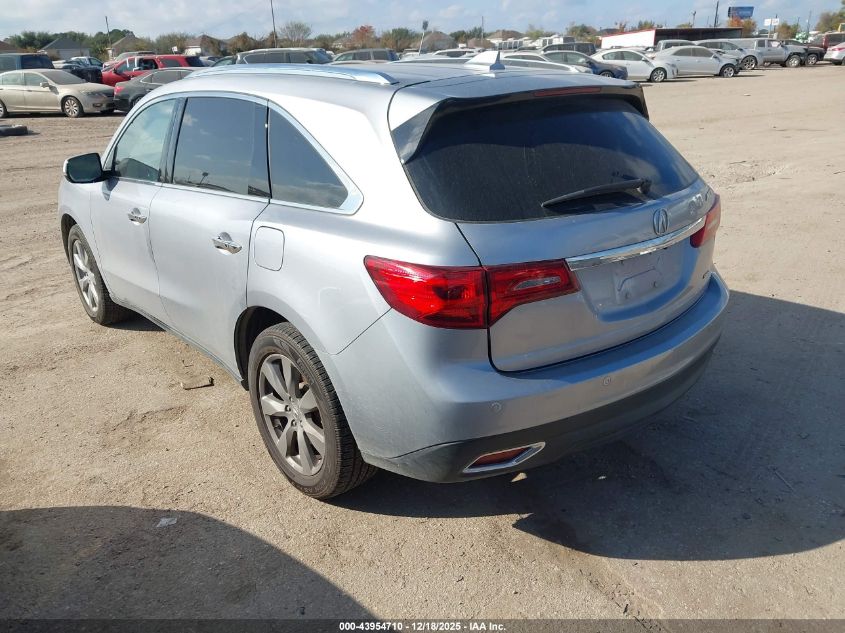 2016 Acura Mdx Advance Entertainment Packages/Advance Package VIN: 5FRYD4H96GB017364 Lot: 43954710
