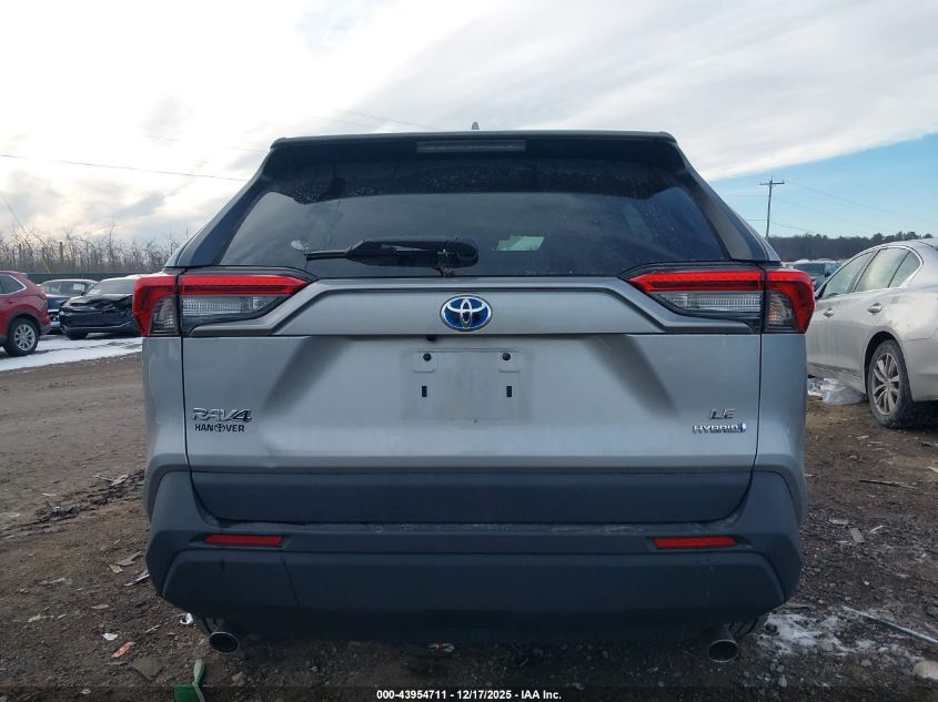 2021 Toyota Rav4 Hybrid Le VIN: 4T3LWRFV1MU019869 Lot: 43954711