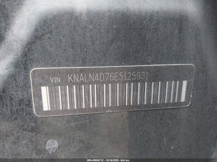 2014 Kia Cadenza Premium VIN: KNALN4D76E5125931 Lot: 43954712