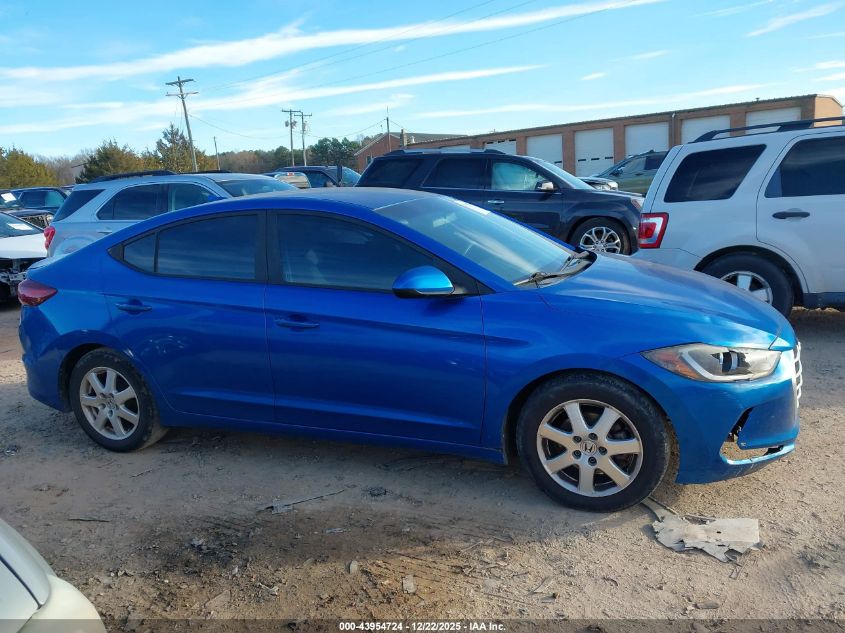2017 Hyundai Elantra Se VIN: KMHD84LF1HU137143 Lot: 43954724
