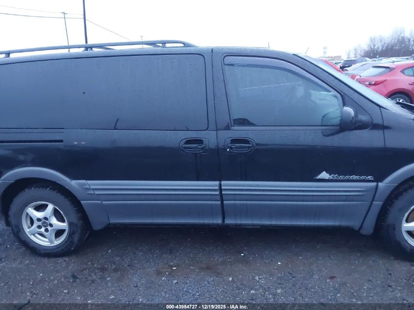 2002 Pontiac Montana M16 W/1Se Pkg. VIN: 1GMDX13EX2D323635 Lot: 43954727