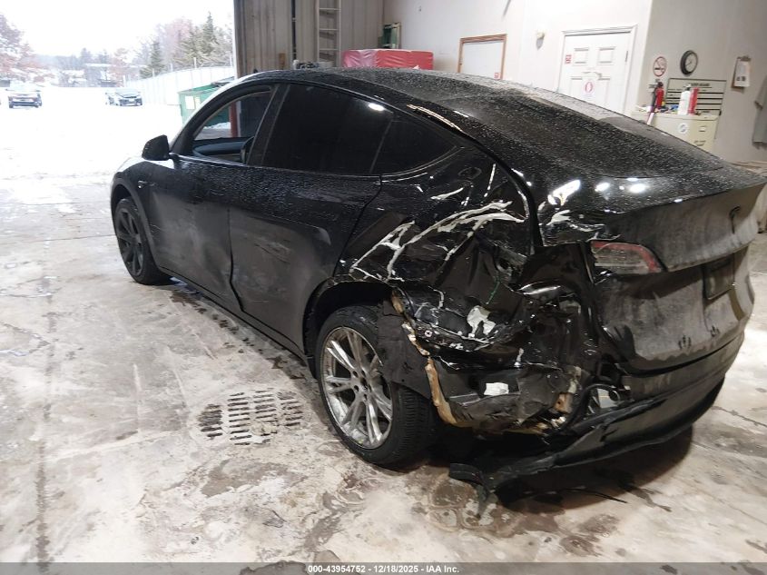 2021 Tesla Model Y Long Range Dual Motor All-Wheel Drive VIN: 5YJYGDEE0MF268080 Lot: 43954752