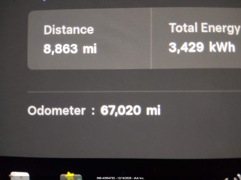 2021 Tesla Model Y Long Range Dual Motor All-Wheel Drive VIN: 5YJYGDEE0MF268080 Lot: 43954752