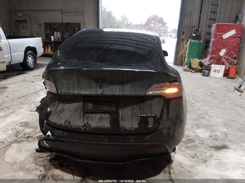 2021 Tesla Model Y Long Range Dual Motor All-Wheel Drive VIN: 5YJYGDEE0MF268080 Lot: 43954752