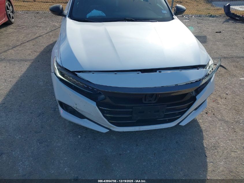 2021 Honda Accord Sport VIN: 1HGCV1F34MA115093 Lot: 43954758