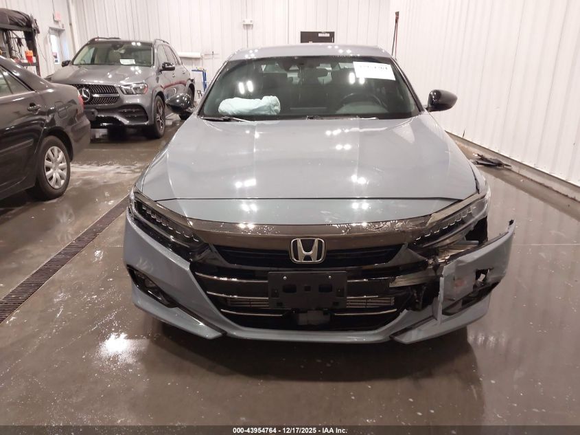 2021 Honda Accord Sport VIN: 1HGCV1F31MA110272 Lot: 43954764