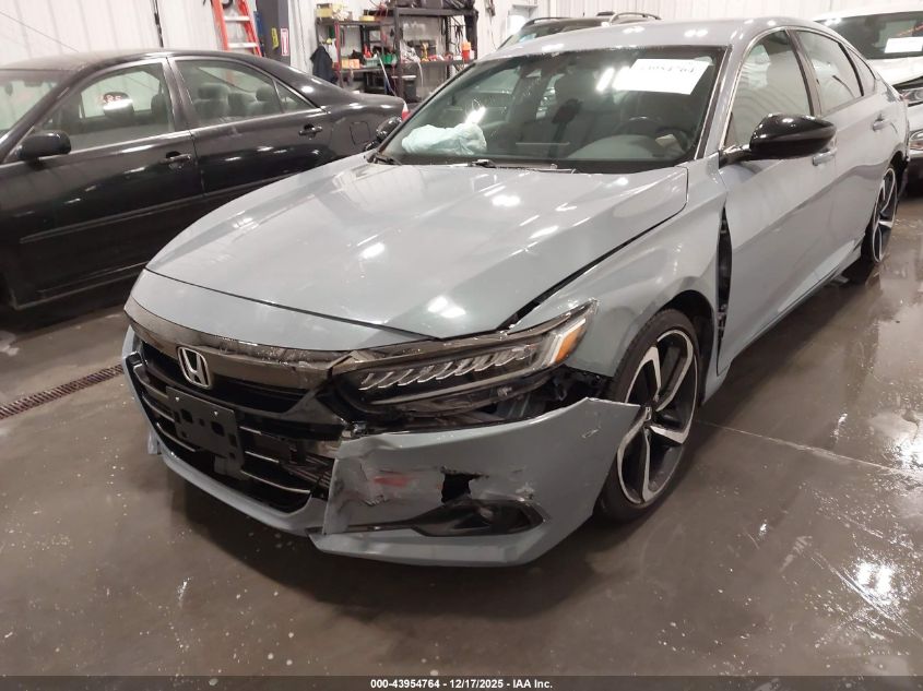 2021 Honda Accord Sport VIN: 1HGCV1F31MA110272 Lot: 43954764