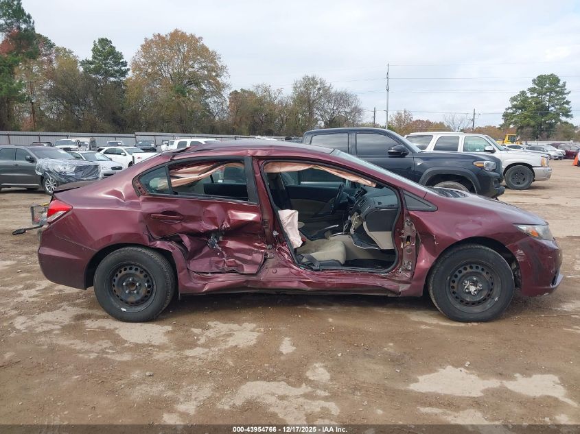 2015 Honda Civic Lx VIN: 19XFB2F58FE087701 Lot: 43954766