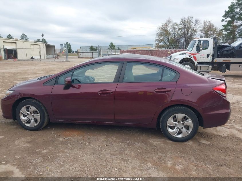 2015 Honda Civic Lx VIN: 19XFB2F58FE087701 Lot: 43954766