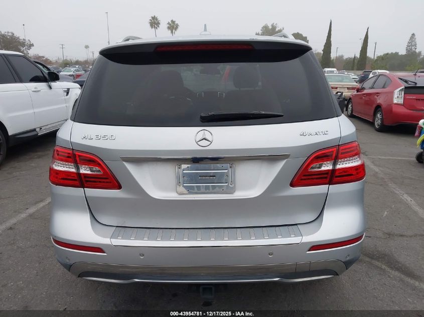 2013 Mercedes-Benz Ml 350 4Matic VIN: 4JGDA5HBXDA128095 Lot: 43954781