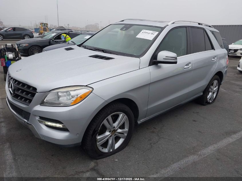 2013 Mercedes-Benz Ml 350 4Matic VIN: 4JGDA5HBXDA128095 Lot: 43954781