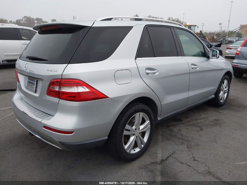2013 Mercedes-Benz Ml 350 4Matic VIN: 4JGDA5HBXDA128095 Lot: 43954781