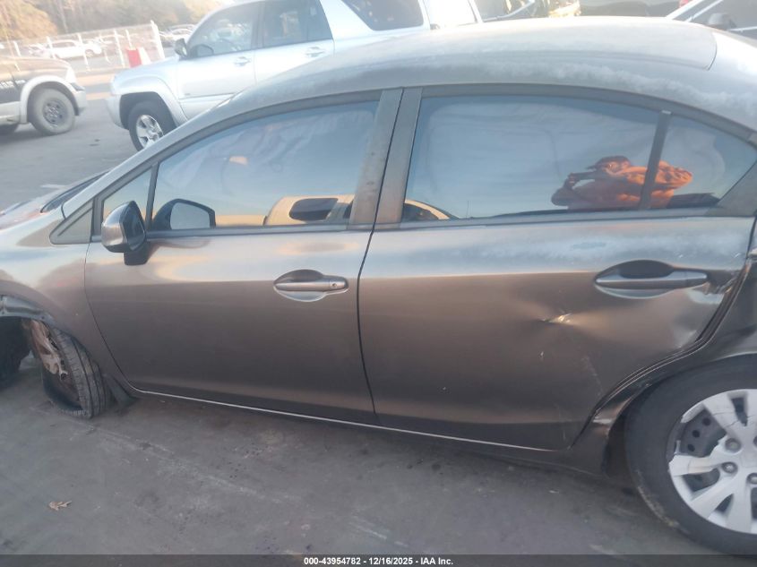 2012 Honda Civic Lx VIN: 2HGFB2F50CH593458 Lot: 43954782