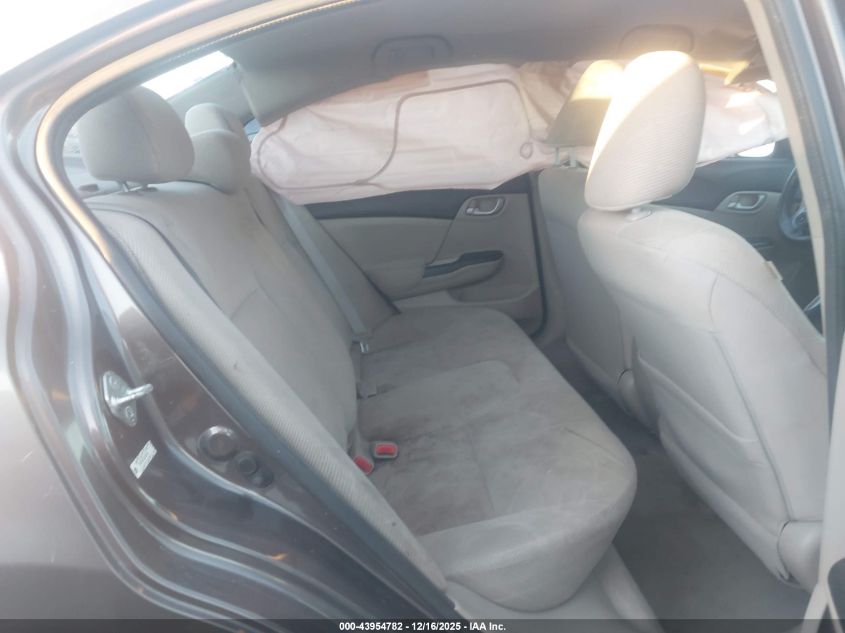 2012 Honda Civic Lx VIN: 2HGFB2F50CH593458 Lot: 43954782