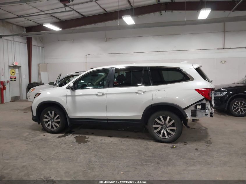 2020 Honda Pilot Awd Ex-L VIN: 5FNYF6H55LB010937 Lot: 43954817