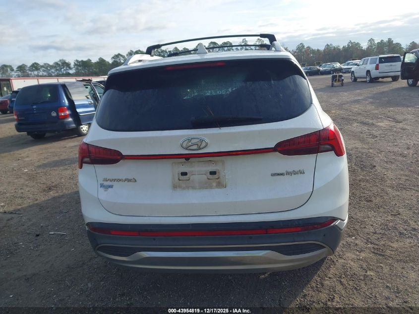 2022 Hyundai Santa Fe Hybrid Limited VIN: KM8S5DA15NU018210 Lot: 43954819