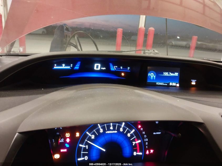 2012 Honda Civic Lx VIN: 19XFB2F55CE065988 Lot: 43954820