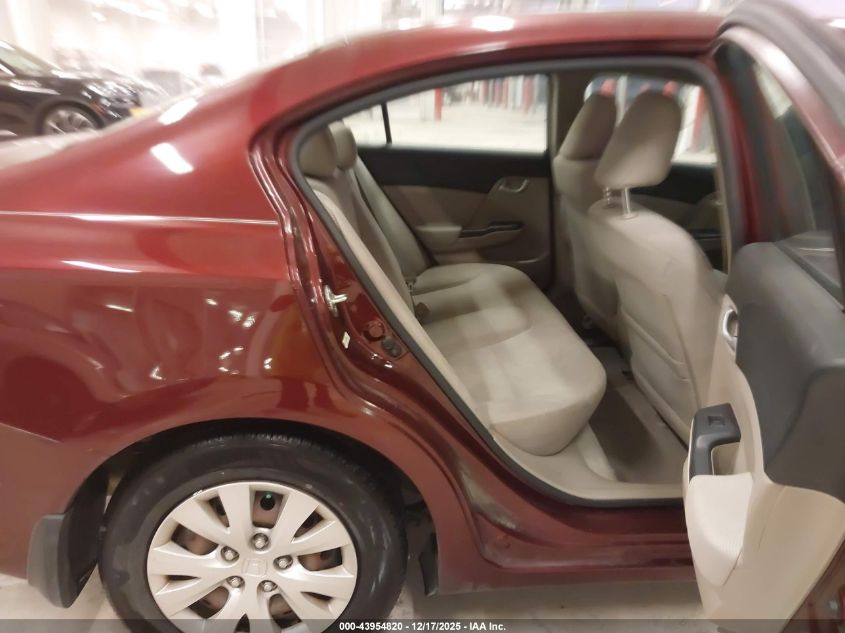 2012 Honda Civic Lx VIN: 19XFB2F55CE065988 Lot: 43954820