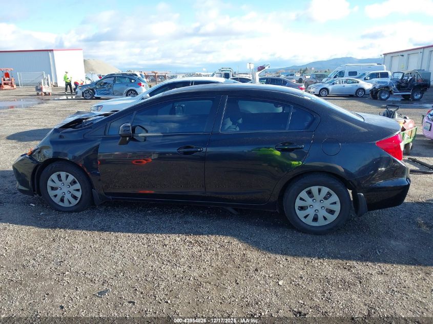 2012 Honda Civic Lx VIN: JHMFB2F51CS000387 Lot: 43954826