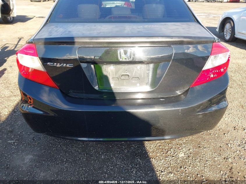 2012 Honda Civic Lx VIN: JHMFB2F51CS000387 Lot: 43954826