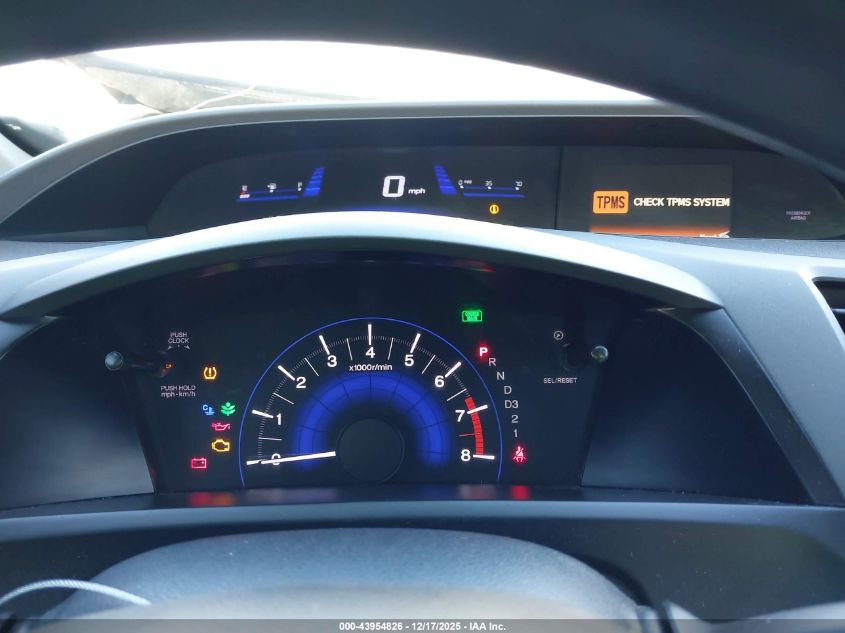 2012 Honda Civic Lx VIN: JHMFB2F51CS000387 Lot: 43954826