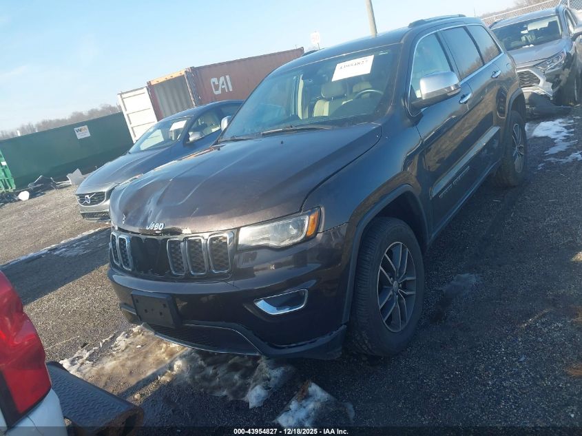 2017 Jeep Grand Cherokee Limited 4X4 VIN: 1C4RJFBG8HC756574 Lot: 43954827