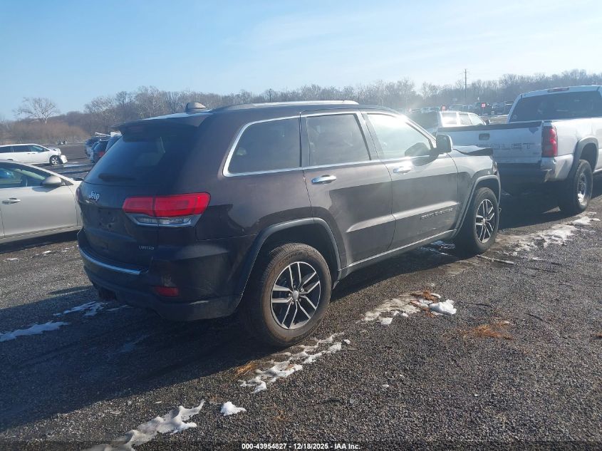 2017 Jeep Grand Cherokee Limited 4X4 VIN: 1C4RJFBG8HC756574 Lot: 43954827