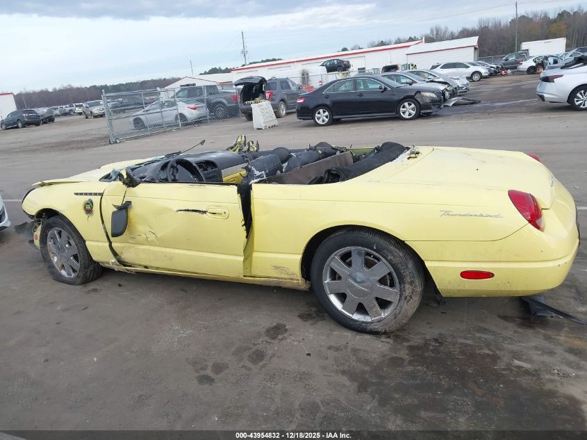 2002 Ford Thunderbird VIN: 1FAHP60A02Y107571 Lot: 43954832