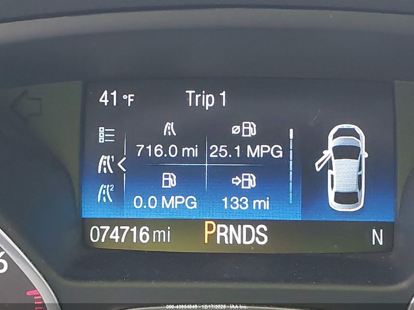 2018 Ford Escape Sel VIN: 1FMCU0HD1JUC45226 Lot: 43954849