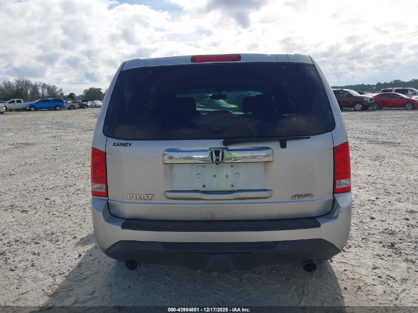 2013 Honda Pilot Ex-L VIN: 5FNYF4H5XDB085817 Lot: 43954851