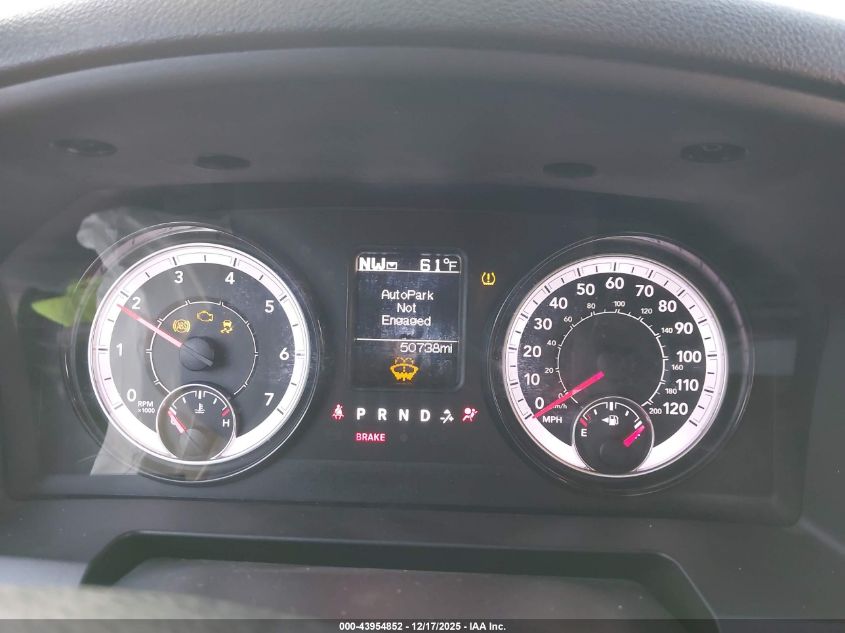 2024 Ram 1500 Classic Warlock 4X4 5'7 Box VIN: 1C6RR7LG8RS156262 Lot: 43954852