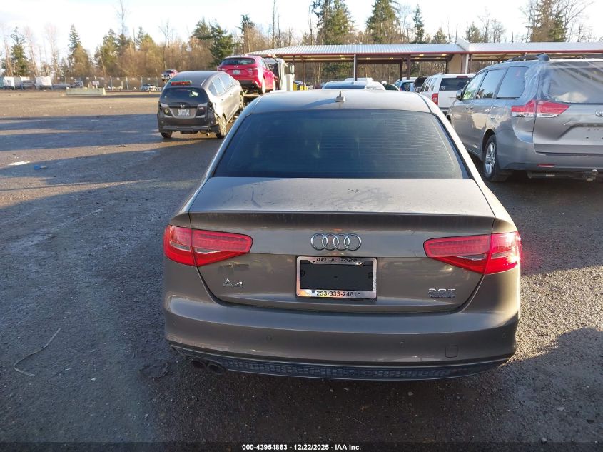 2015 Audi A4 2.0T Premium VIN: WAUFFAFL3FN039240 Lot: 43954863