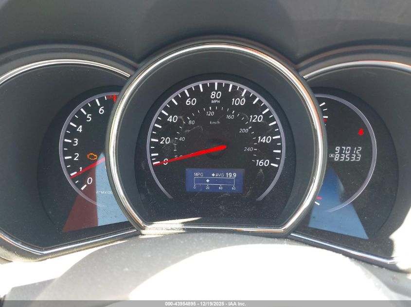 2012 Nissan Murano Le VIN: JN8AZ1MU4CW109628 Lot: 43954895