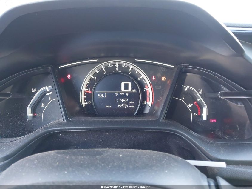 2018 Honda Civic Lx VIN: 2HGFC4A54JH309374 Lot: 43954897